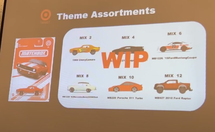 Target 2023 Matchbox Red Theme Assortment WIP Slide