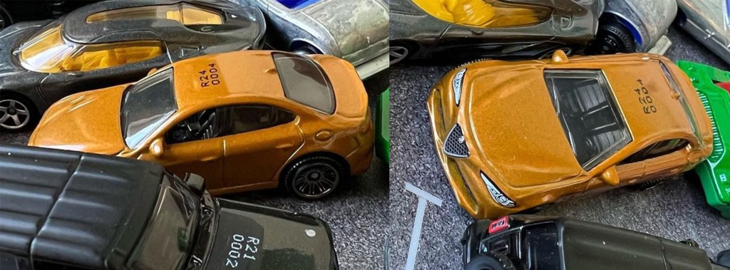 Sneak peek of Matchbox Alfa Romeo Giulia in Orange