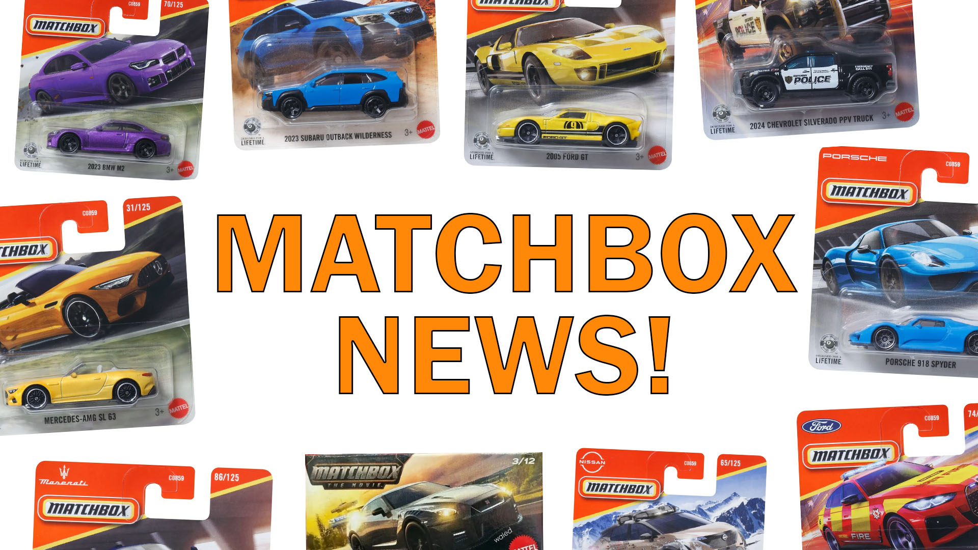 MYSTERY - MYSTERY C-HT511 FD PROTO 16° Matchbox News – 5/25/2026 – Silverado Police, Mainline Recolors